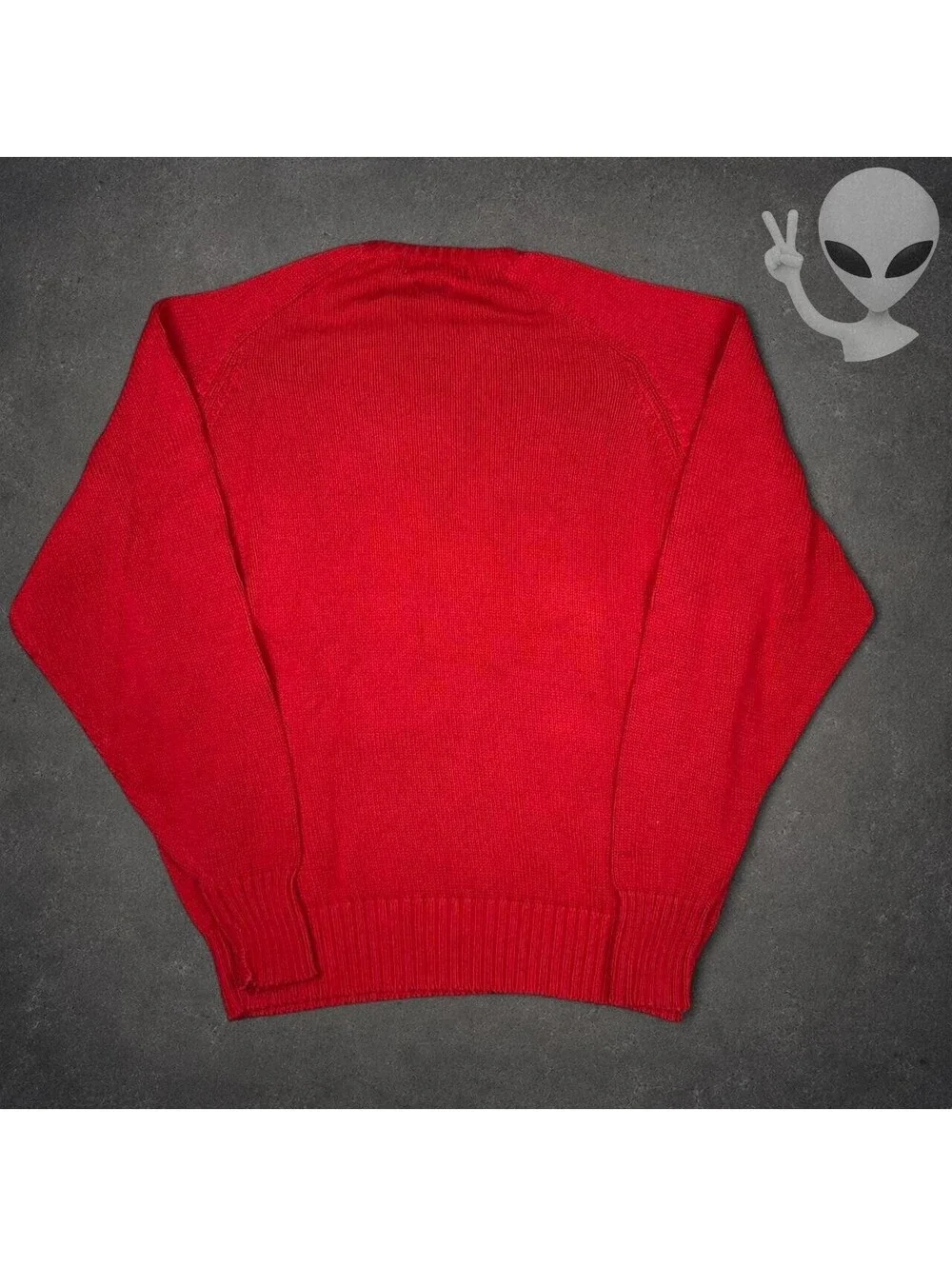 Polo Ralph Lauren Crewneck Knit Sweater Mens XL Red Pullover